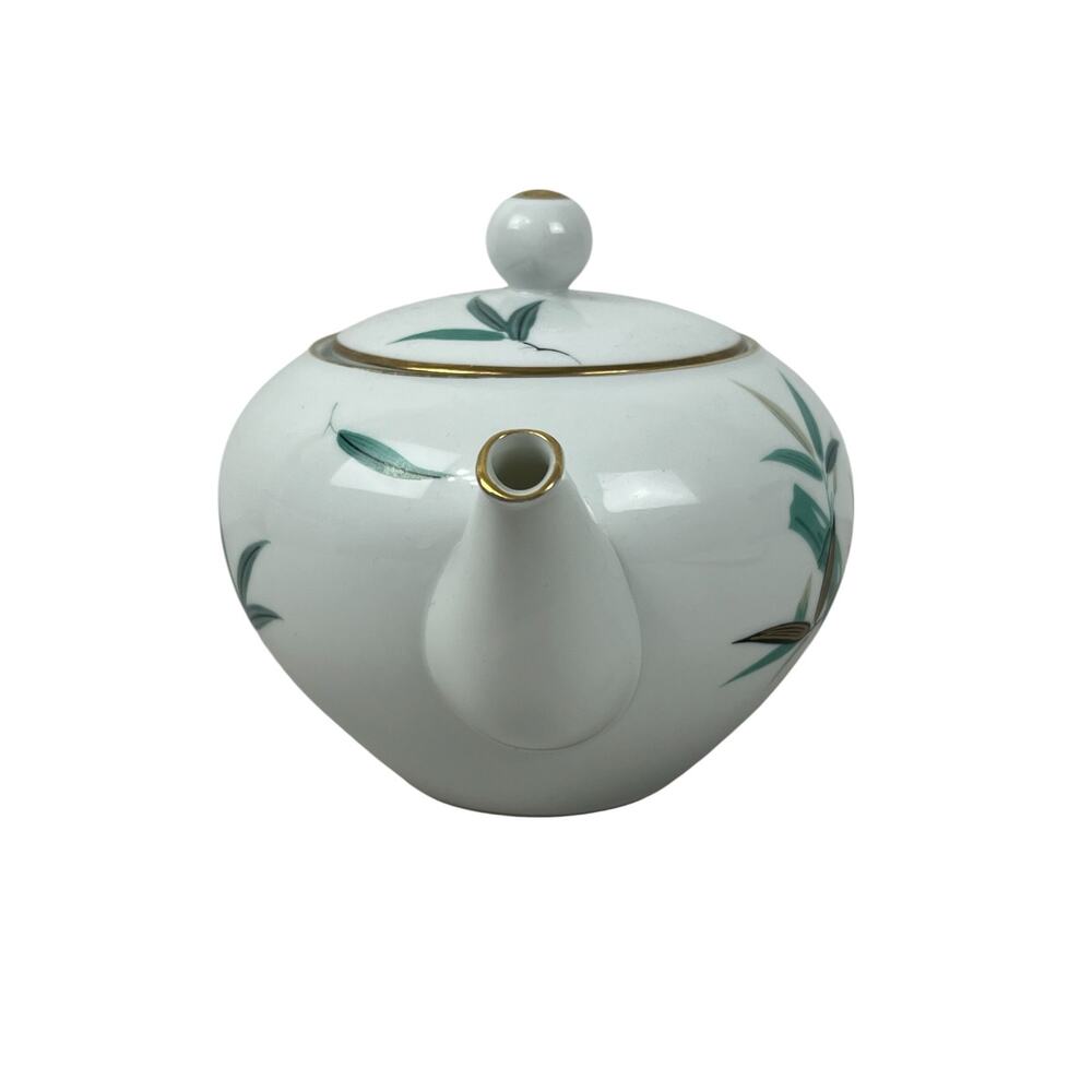 Noritake 5440 China Bamboo Teapot C. 1959 - Picture 3 of 7